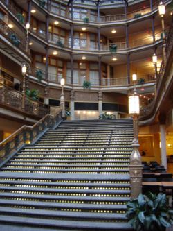 Trappen zoals je die in een warenhuis ziet.